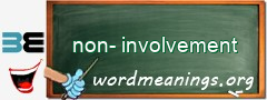 WordMeaning blackboard for non-involvement